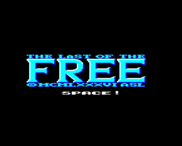 Last of the Free (1986)(Audiogenic)[FREE] screen shot title